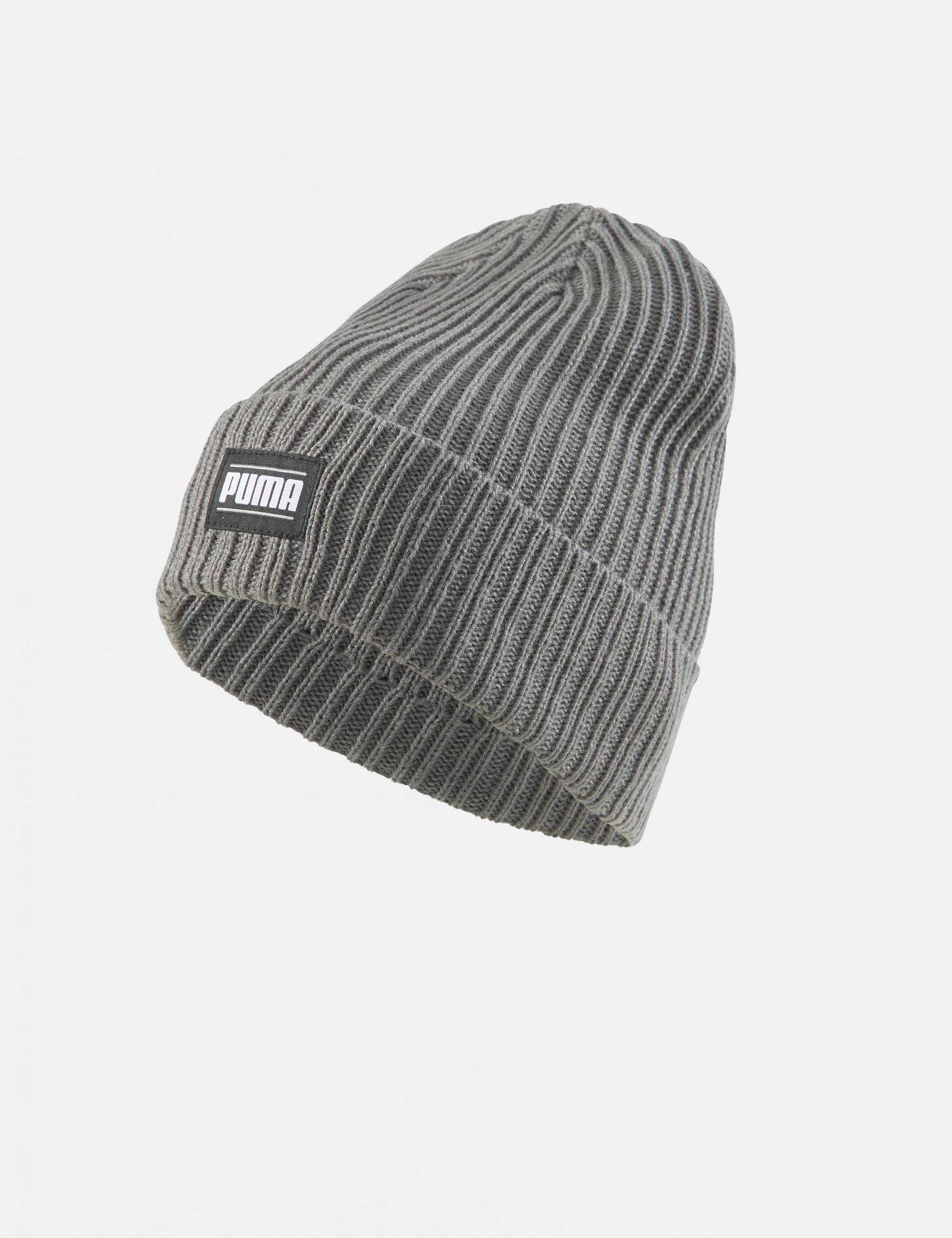 PUMA CZAPKA RIBBED CLASSIC CUFF BEANIE SMOKED PEARL