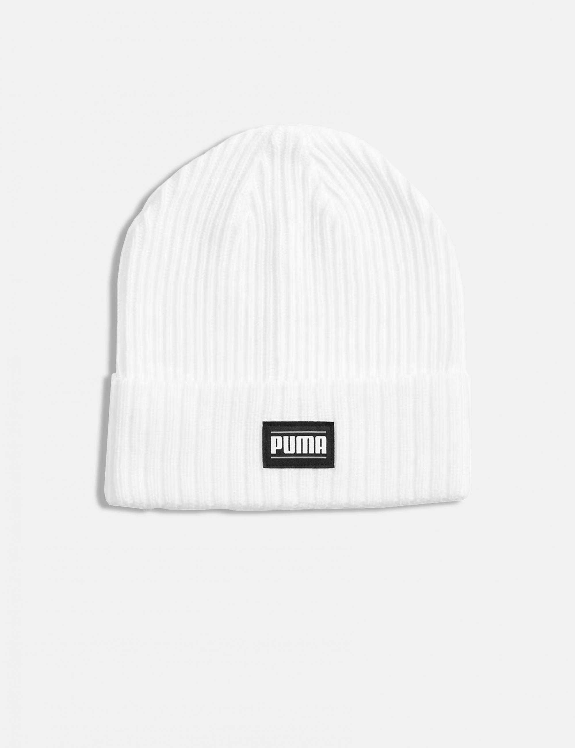 PUMA CZAPKA RIBBED CLASSIC CUFF BEANIE WARM WHITE