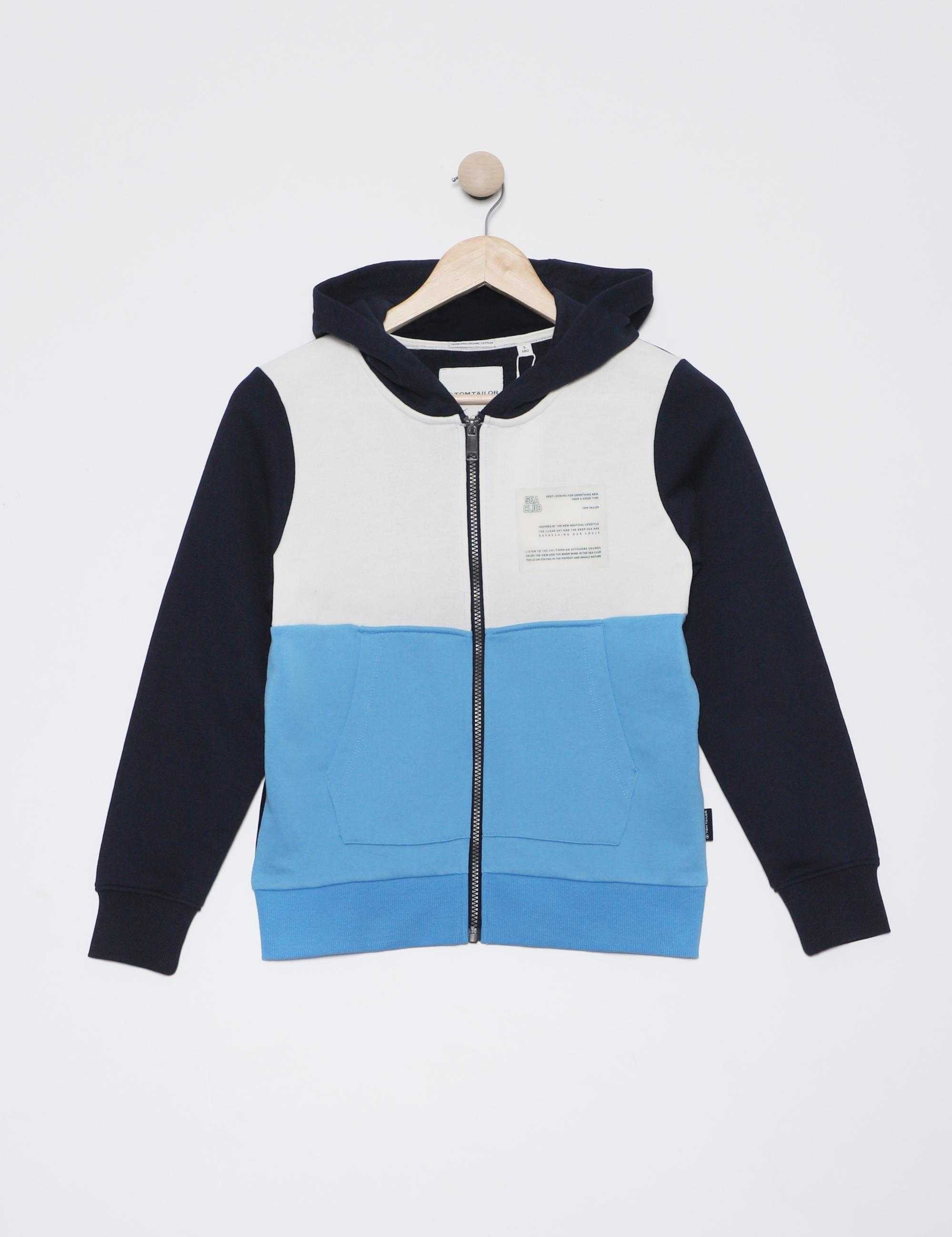 Tom Tailor bluza cutline hoody jac