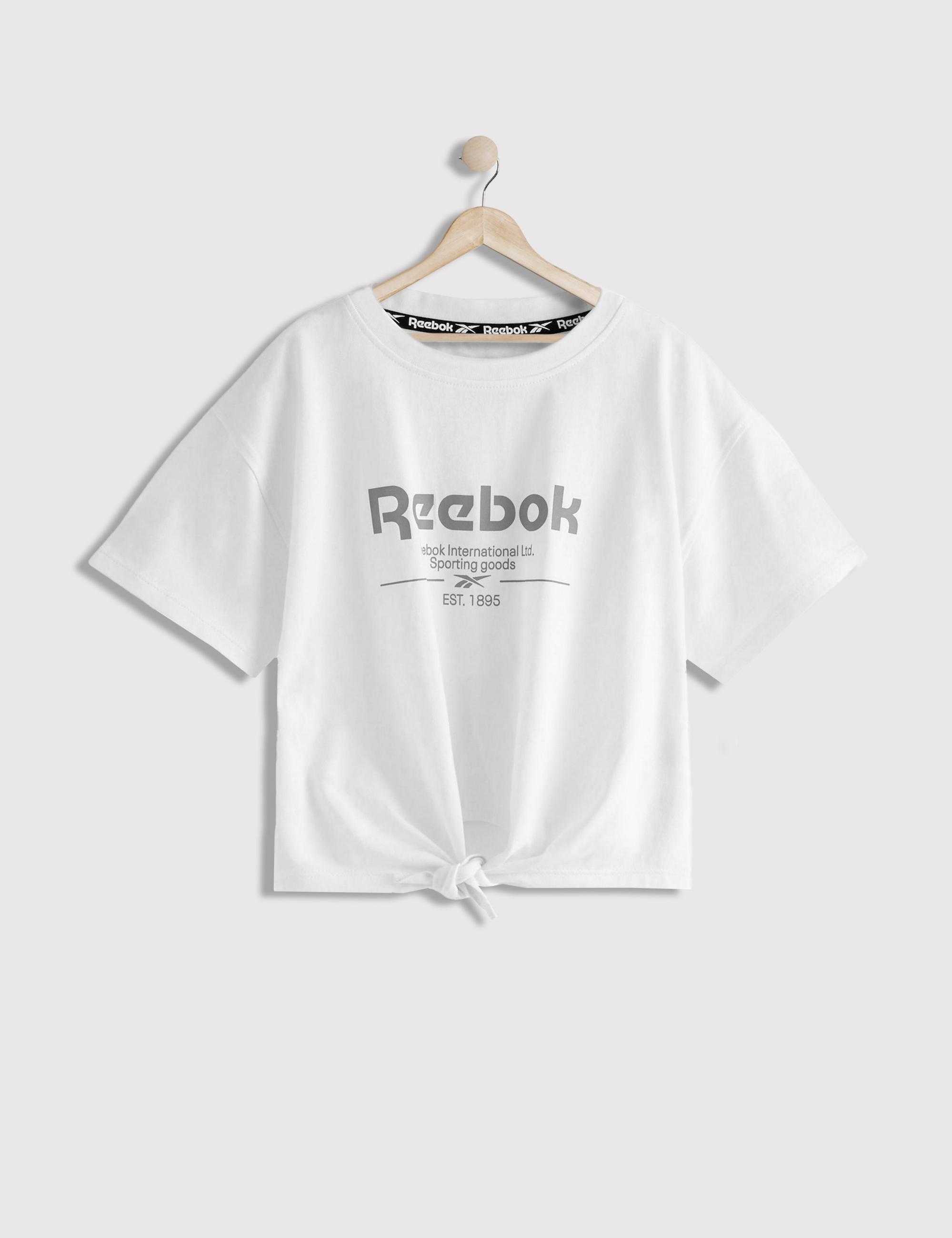 Reebok t-shirt og tie front t