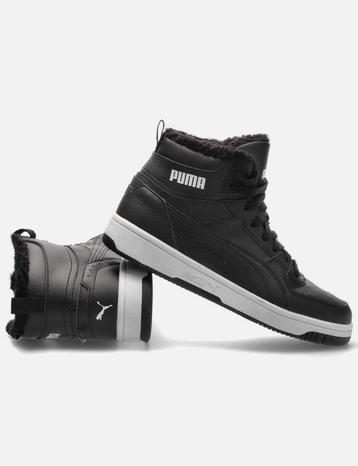 Puma buty rebound joy fur jr black