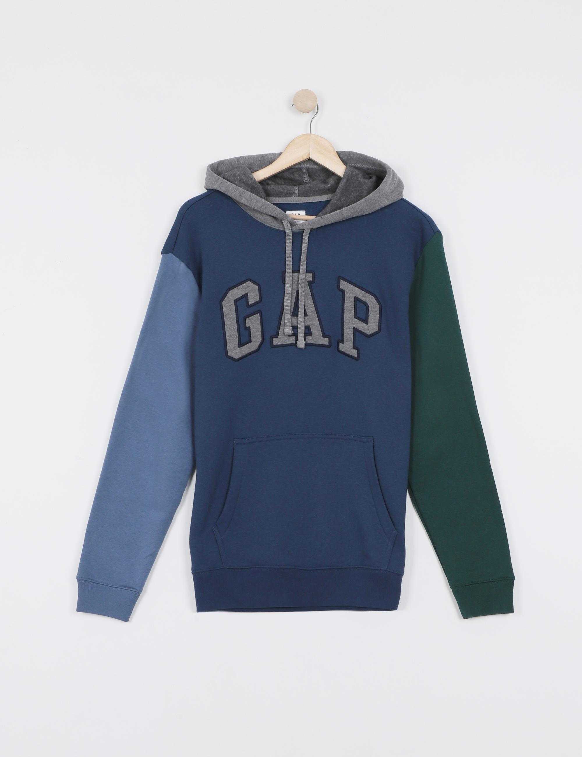 Gap bluza v-colorblock haritage logo po