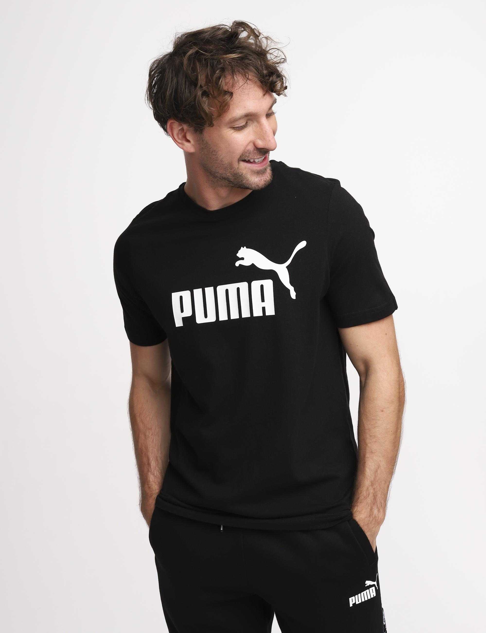 Puma t-shirt ess logo tee black p