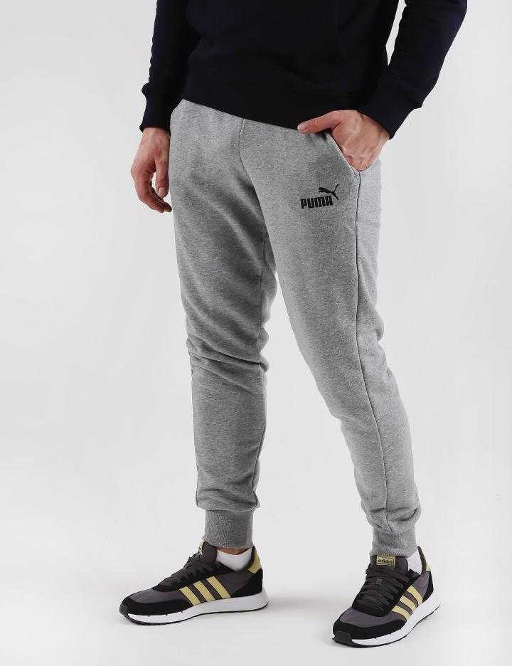 Puma spodnie ess logo tr cl medium gray heather