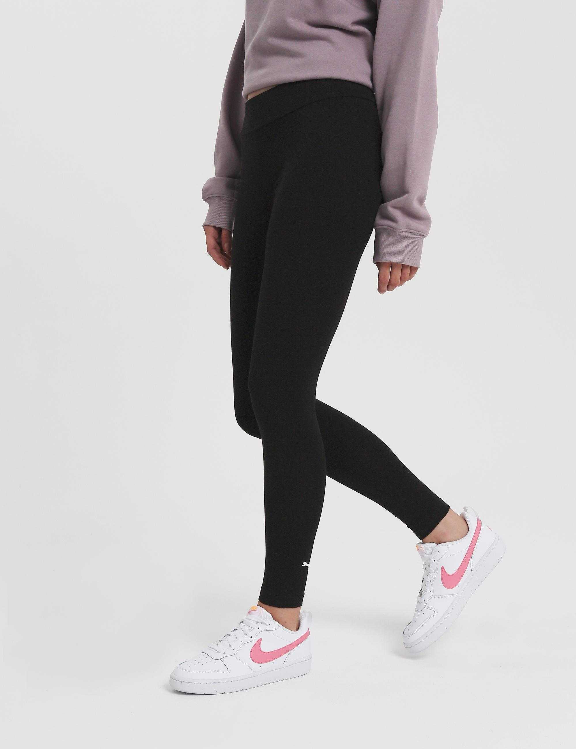 PUMA ESS LOGO LEGGINGS PUMA BLACK-CAT