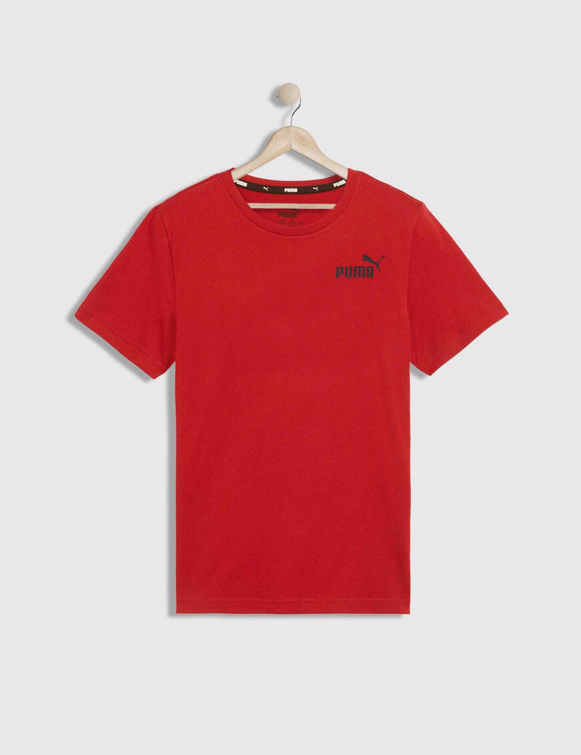 PUMA T-SHIRT ESS SMALL LOGO TEE B HIGH RISK RED