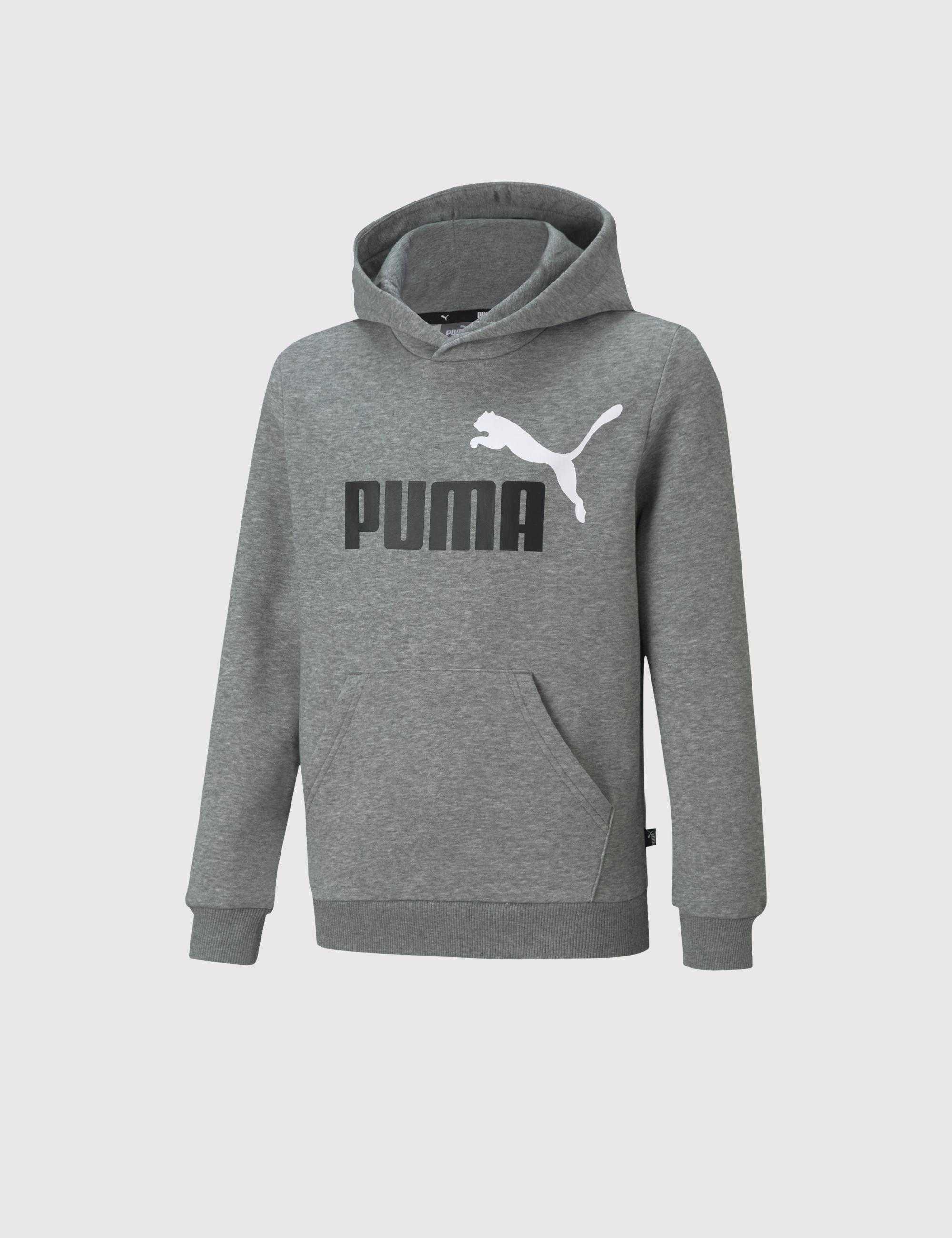 PUMA BLUZA ESS+ 2 COL BIG LOGO HOODIE FL B MEDIUM G