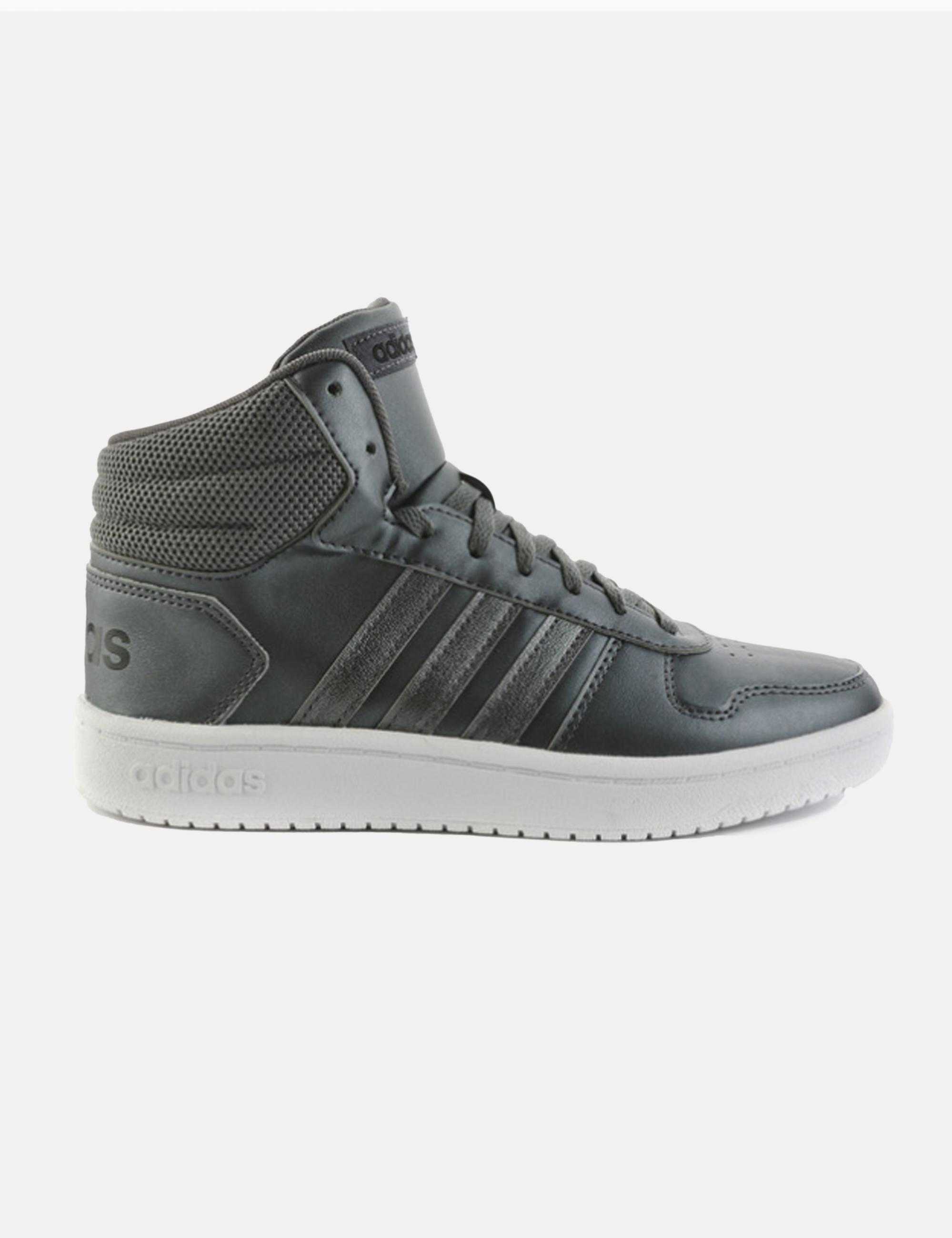 adidas buty hoops 2.0 mid ngtmet/ngtmet/cblack