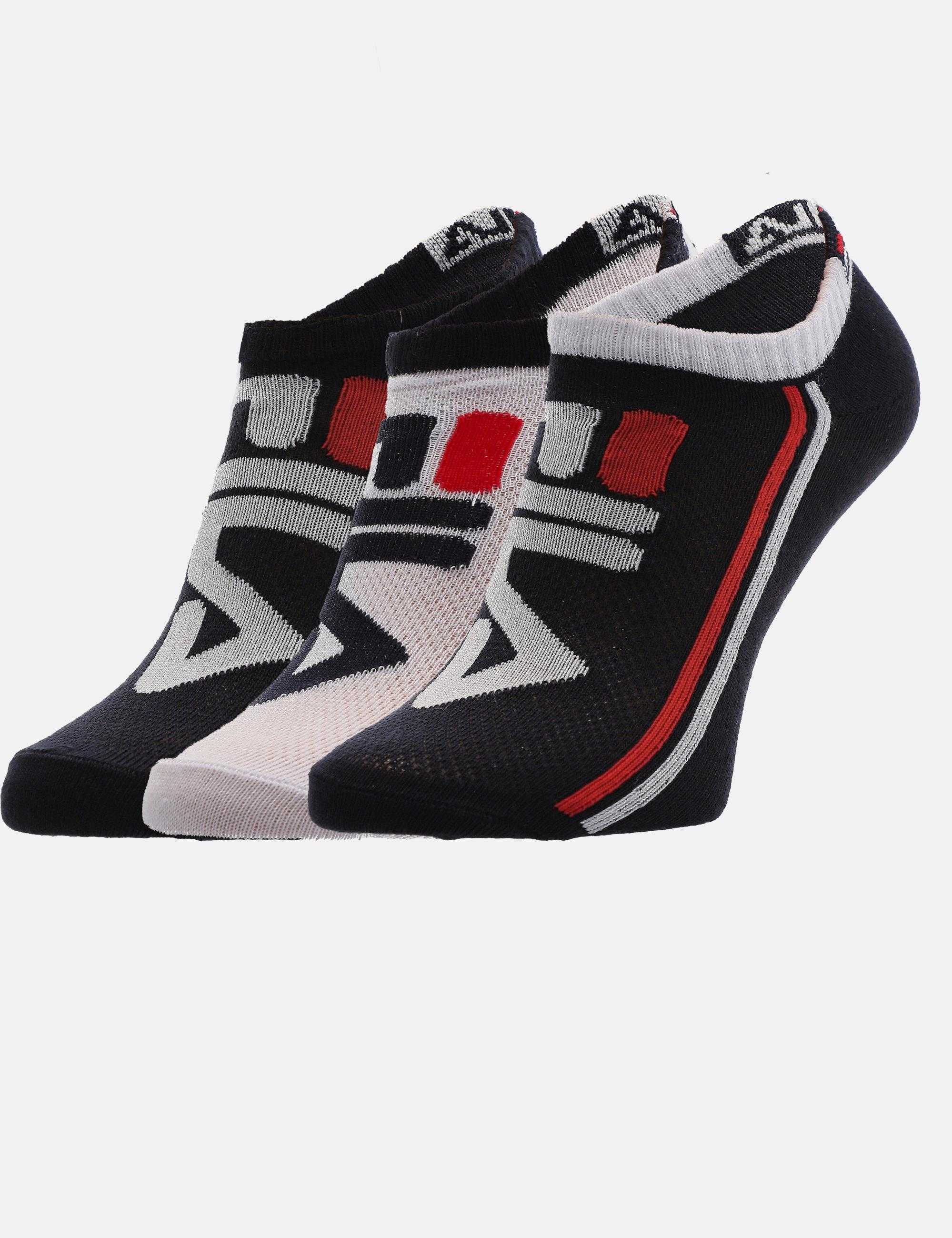 Fila skarpety stopki invisible socks 3 pack