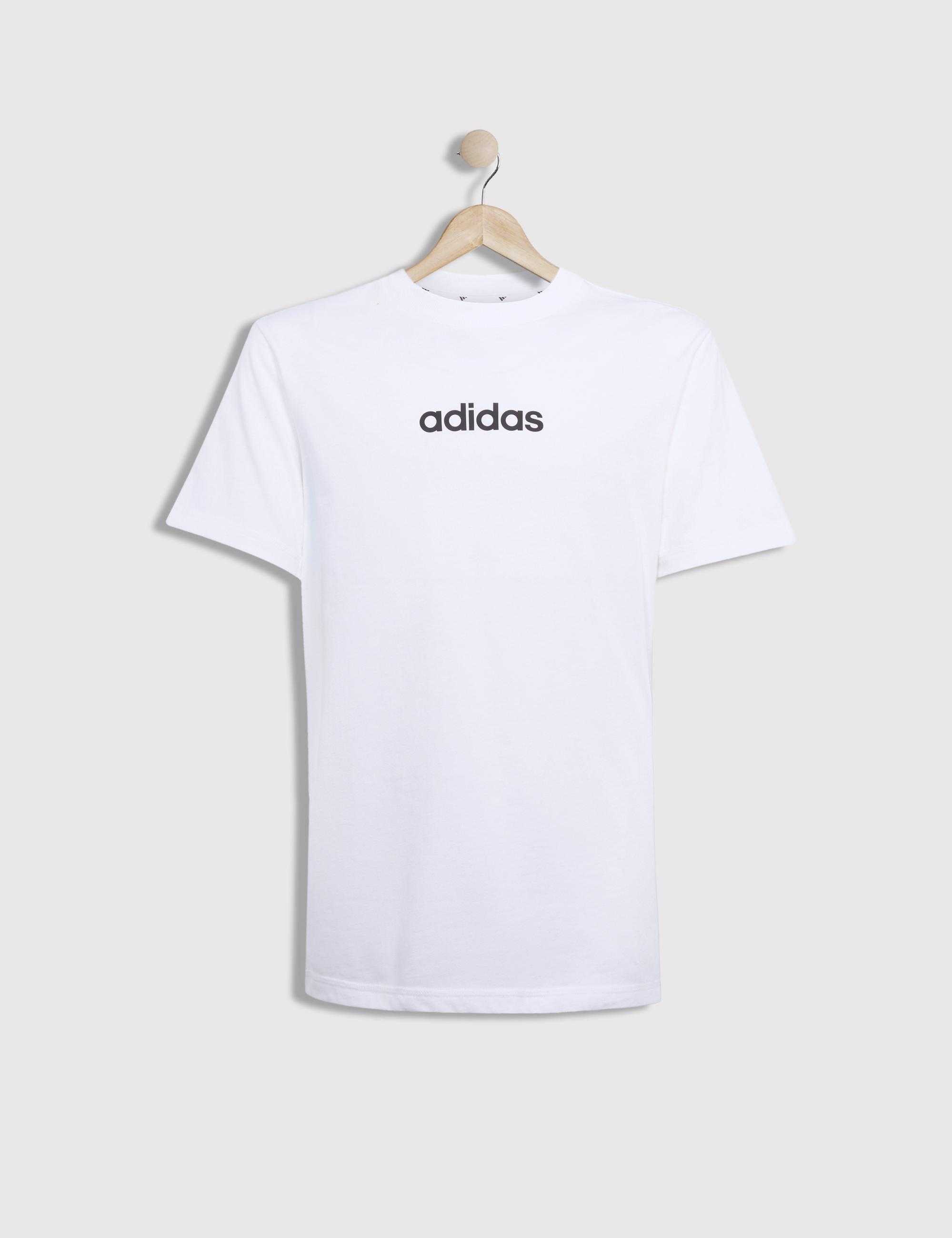 Adidas t-shirt j lin tee 160 white/black