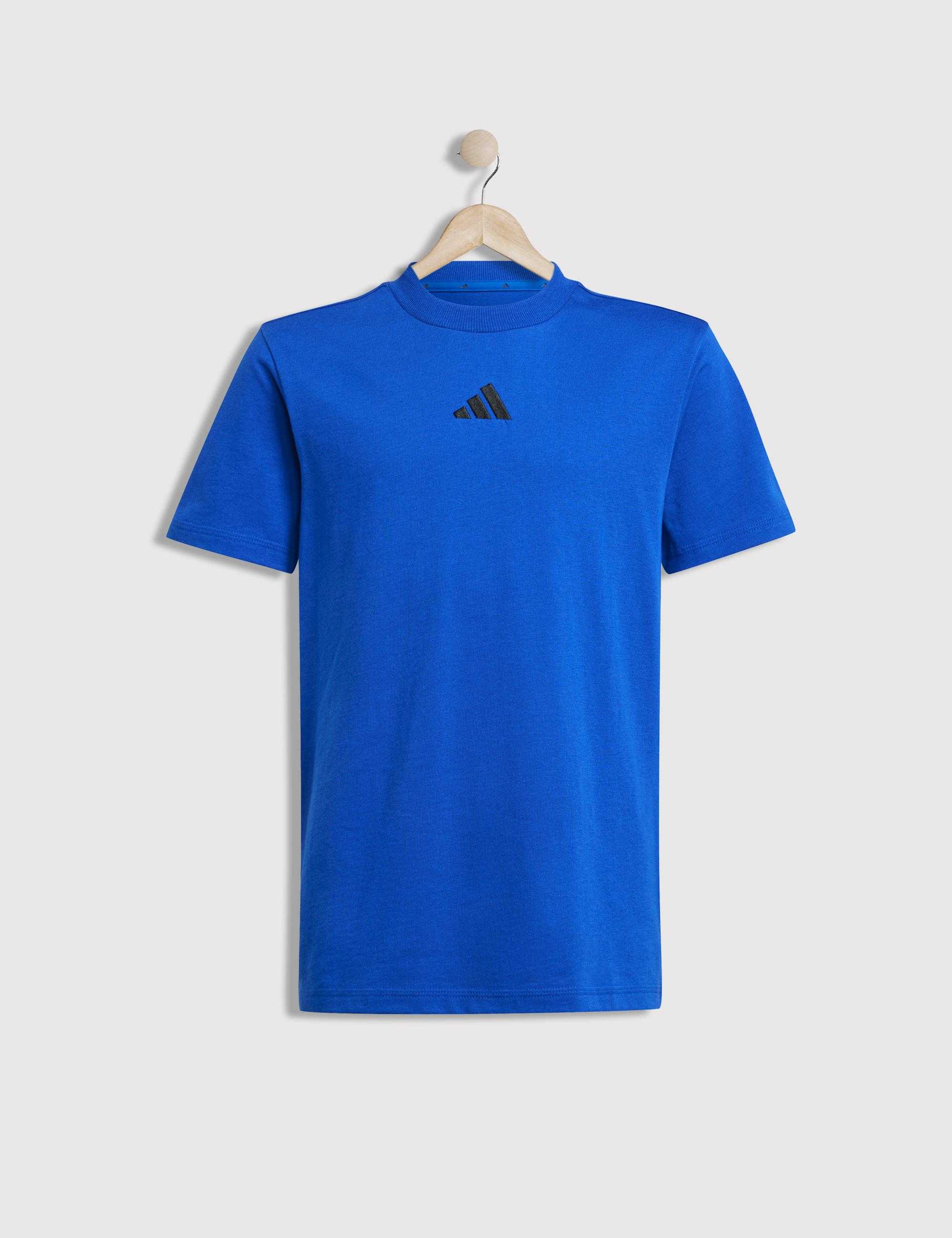 Adidas t-shirt  j sl tee 160  royblu/black