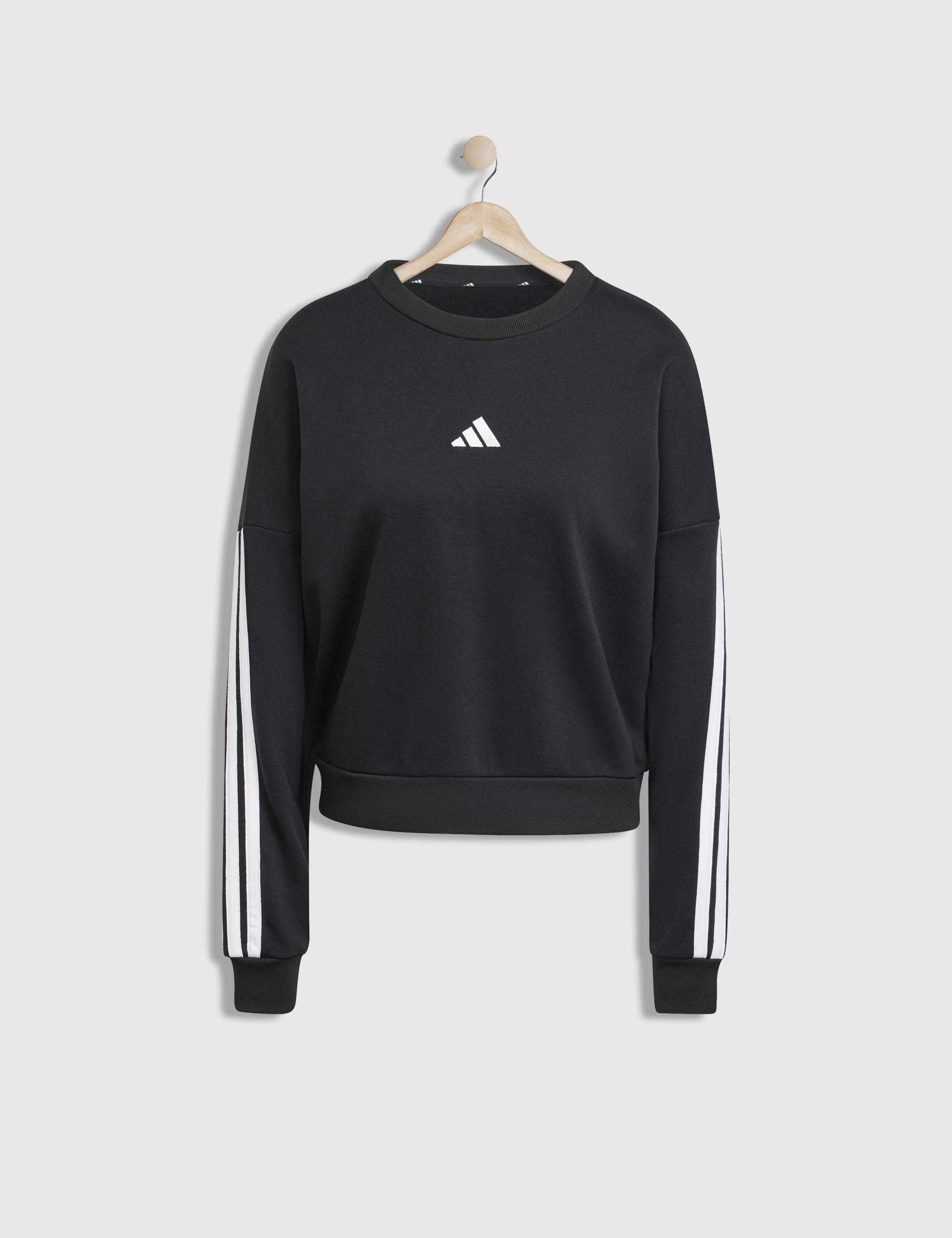 Adidas bluza w 3s ft swt  black/white