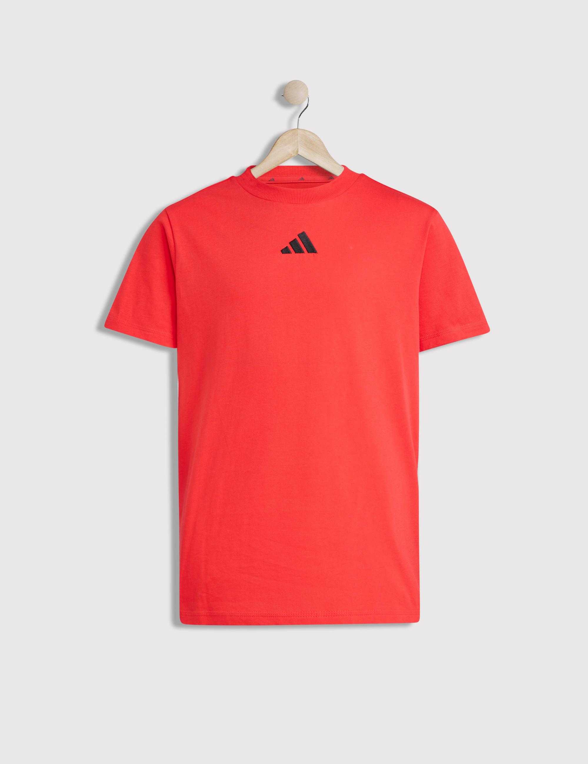 Adidas t-shirt  j sl tee 160 purrub/black