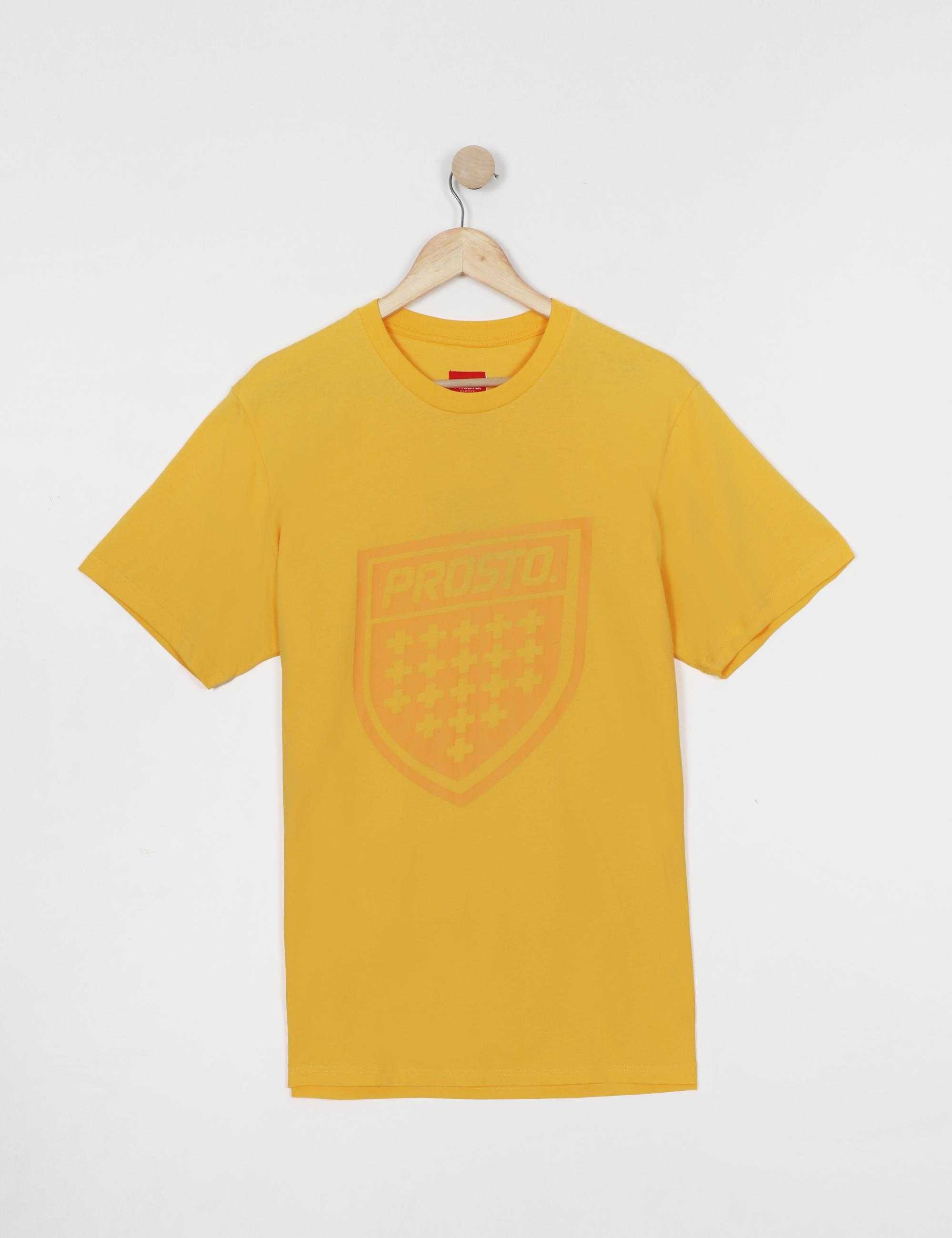 Prosto t-shirt shield XXII yellow